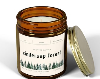 Stardew Valley Candle, Cindersap Forest Scent, Stardew Merch Gift, Pelican Town Gamer Gifts