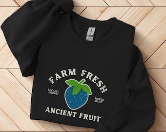 Stardew Valley Sweatshirt, Ancient Fruit Farm Fresh Cottagecore Crewneck