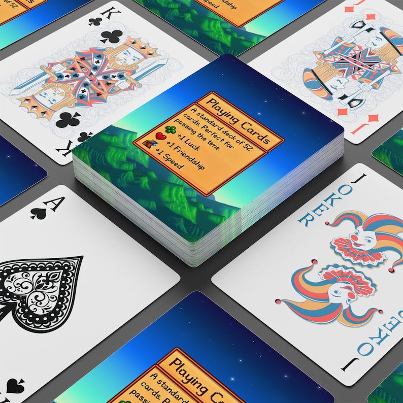 Stardew Valley Playing Cards, Retro Pixel Art Deck, Gamer Gift image 4