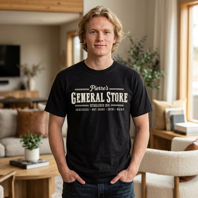 Camiseta de Stardew Valley, Camiseta de la tienda general de Pierre, Merchandising de Stardew Valley, Regalo de Stardew Valley imagen 3