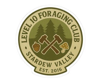 Stardew Valley Foraging Sticker, Stardew Merch Gamer Gift
