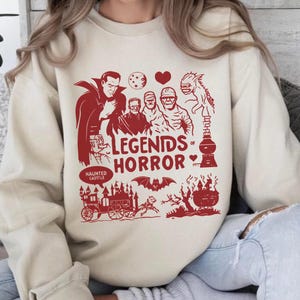 Universal Monsters Sweatshirt | Dark Universe Shirt | Universal Movie Sweater | Spooky Season Pullover | Unisex Fall Top