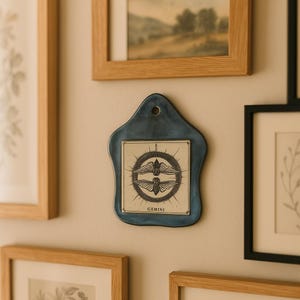Astro Hanglamp — Keramische Wanddecoratie - Handgemaakt - Clay'Milie - Astrologisch Teken