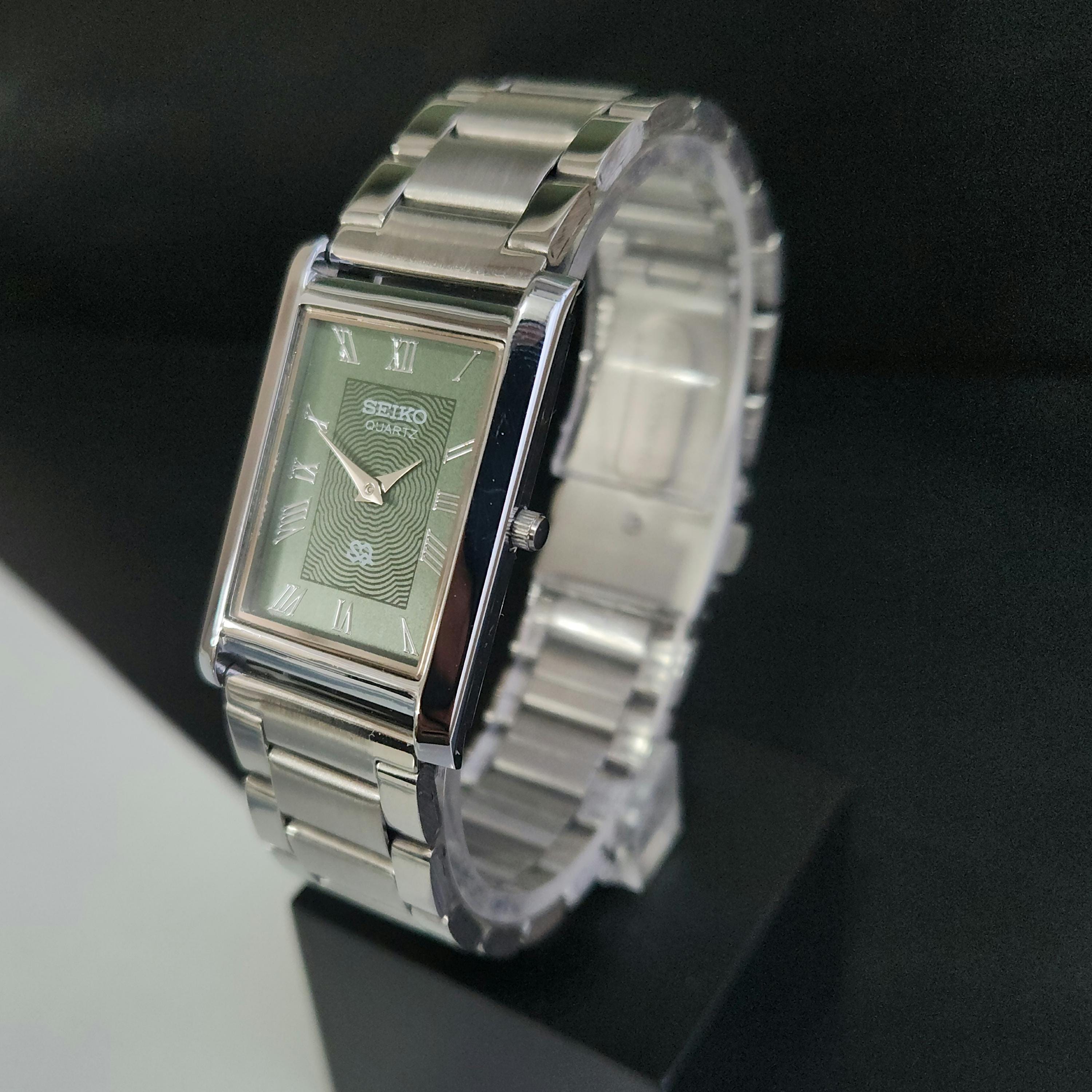 Seiko tank silver - Etsy 日本