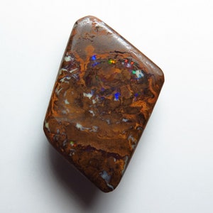Large Flashing Rainbow Diamond Australian Boulder Opal (see Video)