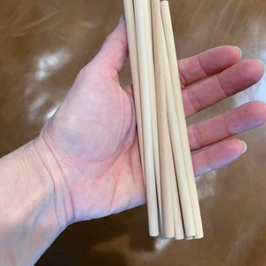 Ten 10 Large White Birch Dop Sticks for Dopping opals turquoise and more