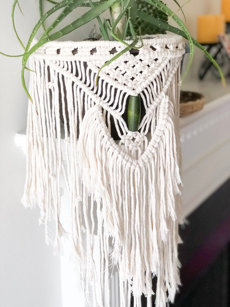 Macrame Macrame for Plants Macrame Pot Cover Modern Etsy