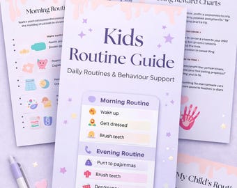 Kids Routine Guide | Daily Routines, Behaviour Support (PDF Download)
