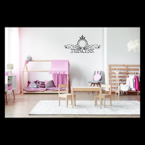 Princess Metal Wall Decor - Indoor or Outdoor