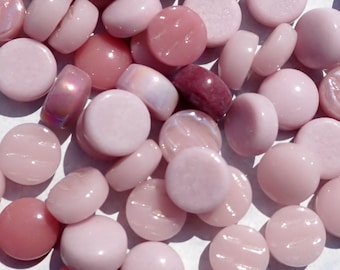 Light Pink Mix Glass Drops - 100 grams