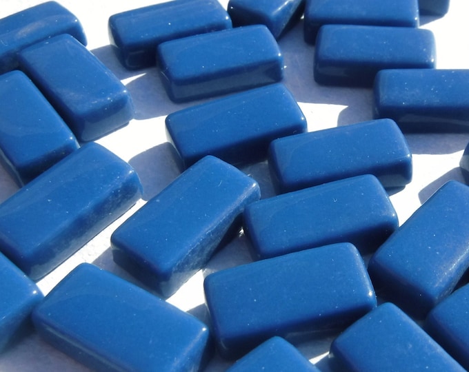 Blueberry Rectangle Glass Bar Tiles - 20mm - 100g