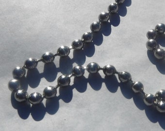 Stainless Steel Ball Chain - 4.5mm - #10 - By the Foot - Outdoor Mosaics