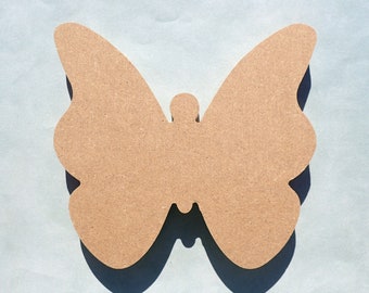 Butterfly Plaque - Unfinished MDF