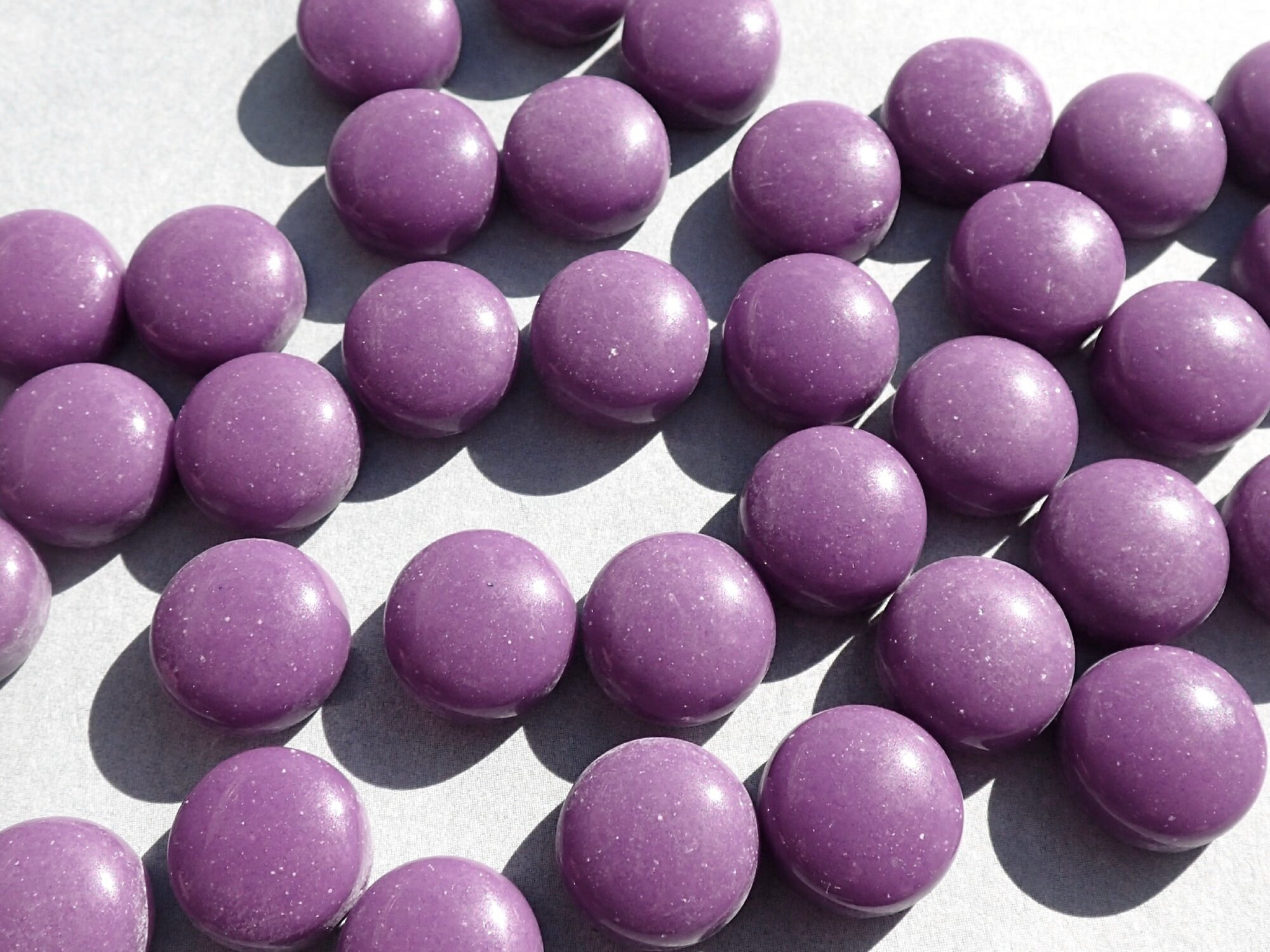 Purple Glass Gems - 100 grams