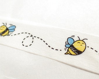 Bees Washi Tape -  15mm x 10m
