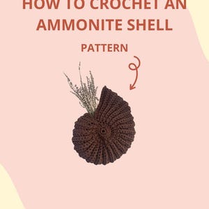 Ammonite Shell Crochet Pattern – Large Shell Basket for Bathroom Storage, PDF Digital Download, DIY Crochet Bowl Pattern ENGLISH