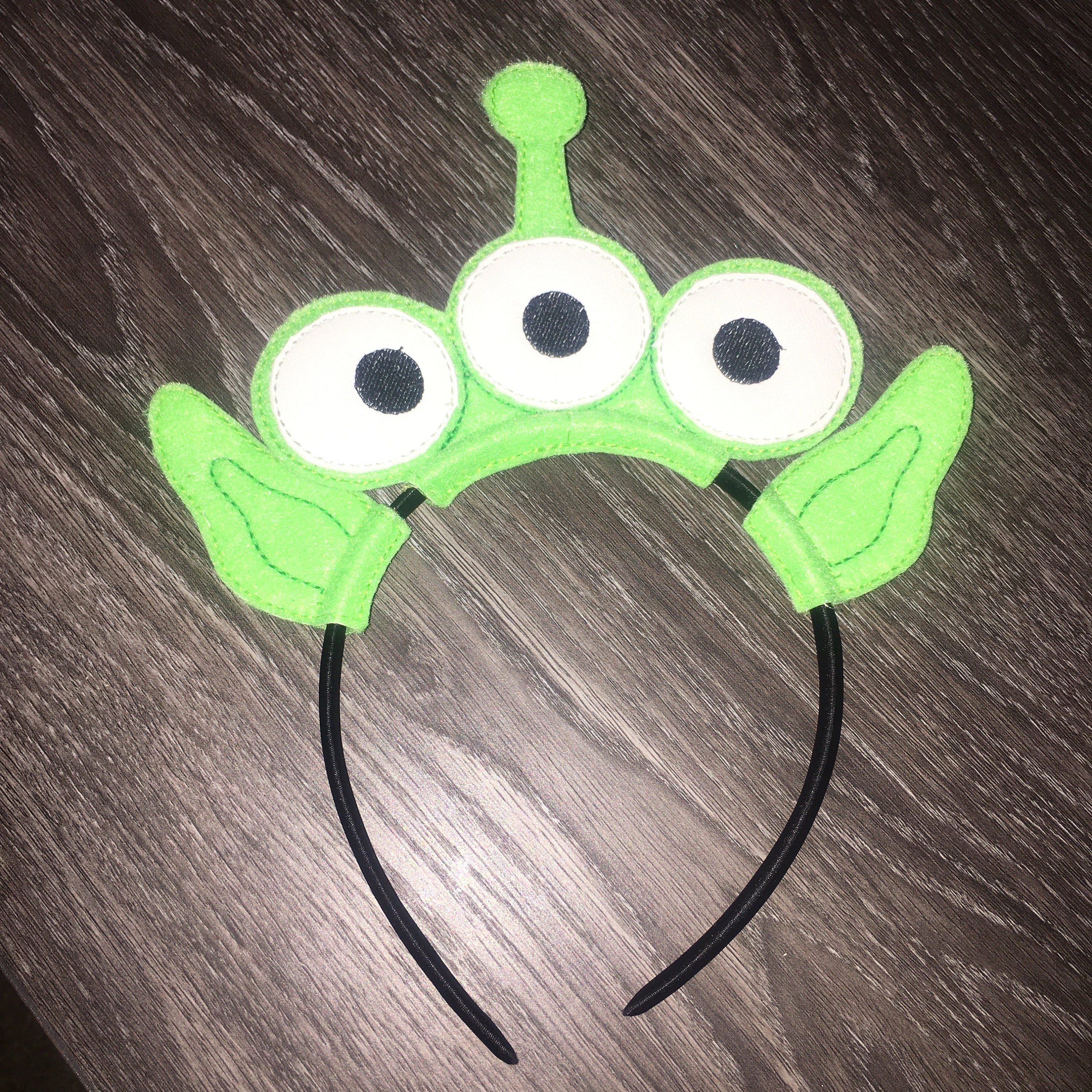 Diadema de alienígena de juguete de peluche elástica para ojos, accesorios  de diadema de monstruo alienígena para fiesta de cosplay (verde)