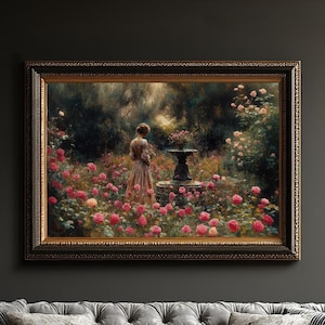 Victorian Art Print: AI-Generated Design (Digital Download)