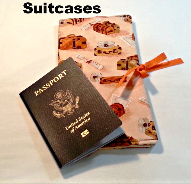 Fabric Family Travel Document Passport Clutch Wallet Holder Etsy