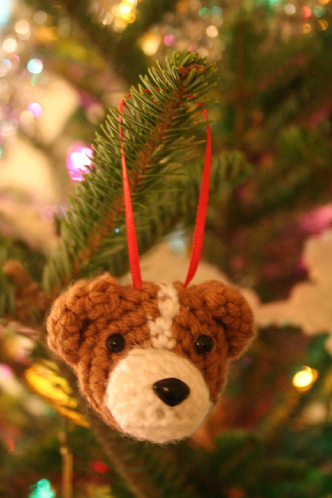 Crochet Dog Ornament Etsy