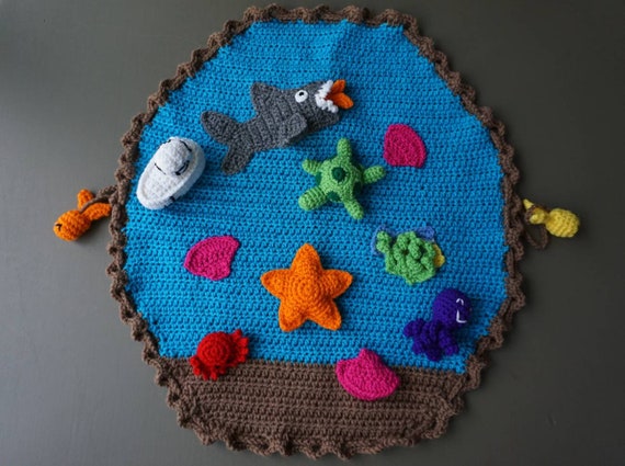 Sea Creature Play Mat Etsy