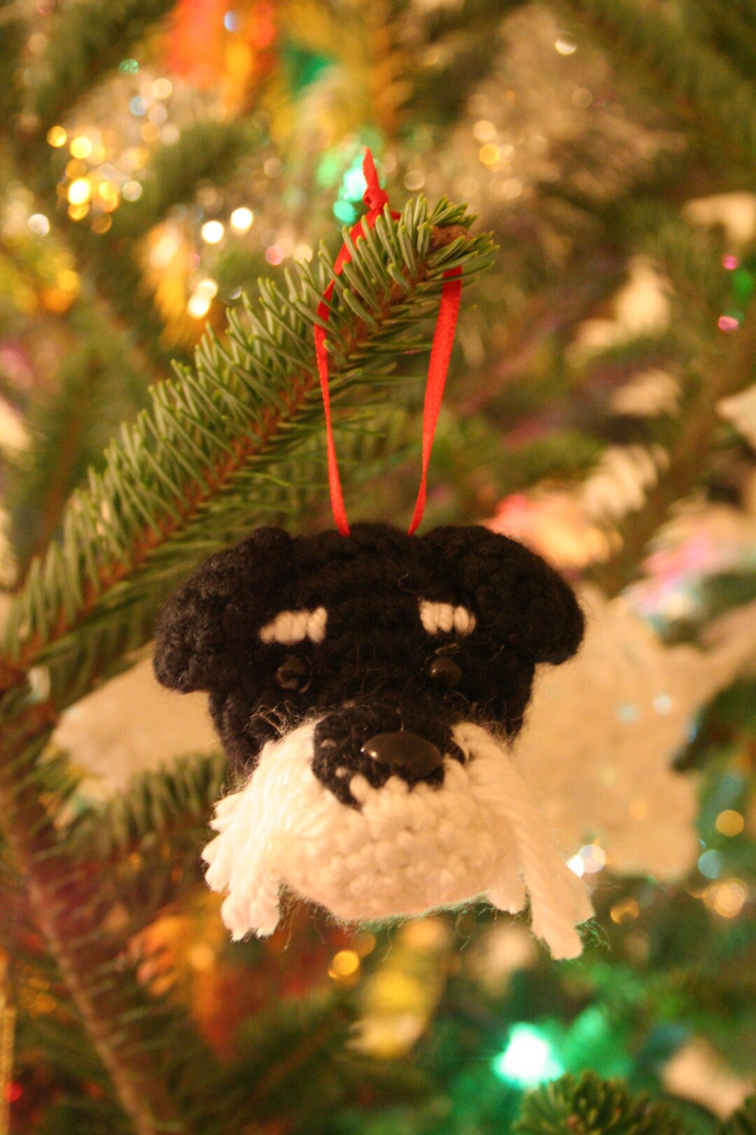 Crochet Dog Ornament Etsy