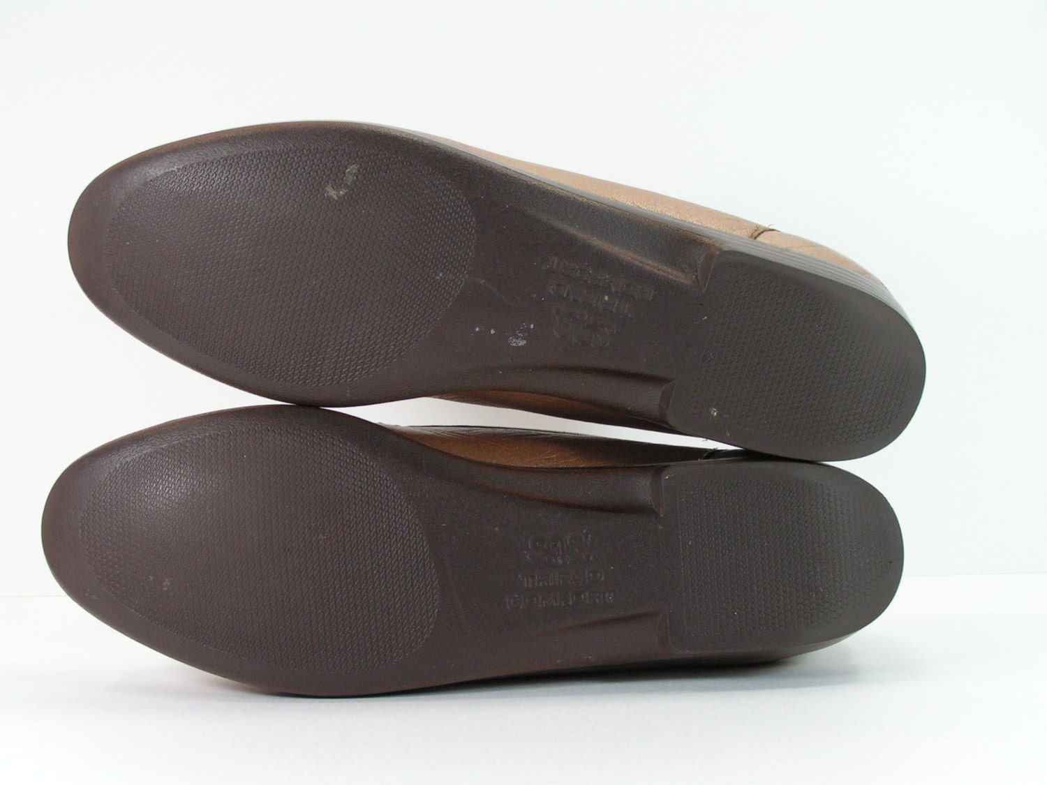 Sas Flats Shoes Womens 7.5 S Slim Bronze Color Loafers Fashion - Etsy