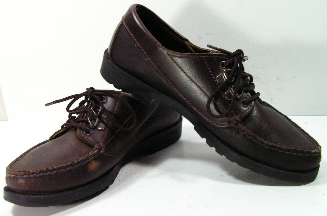 Dexter Shoes Womens 6 M B Brown Vintage Granny Leather Grunge Etsy