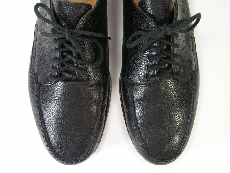 G.H. Bass & Co. sportocasin shoes mens 9 E black leather | Etsy