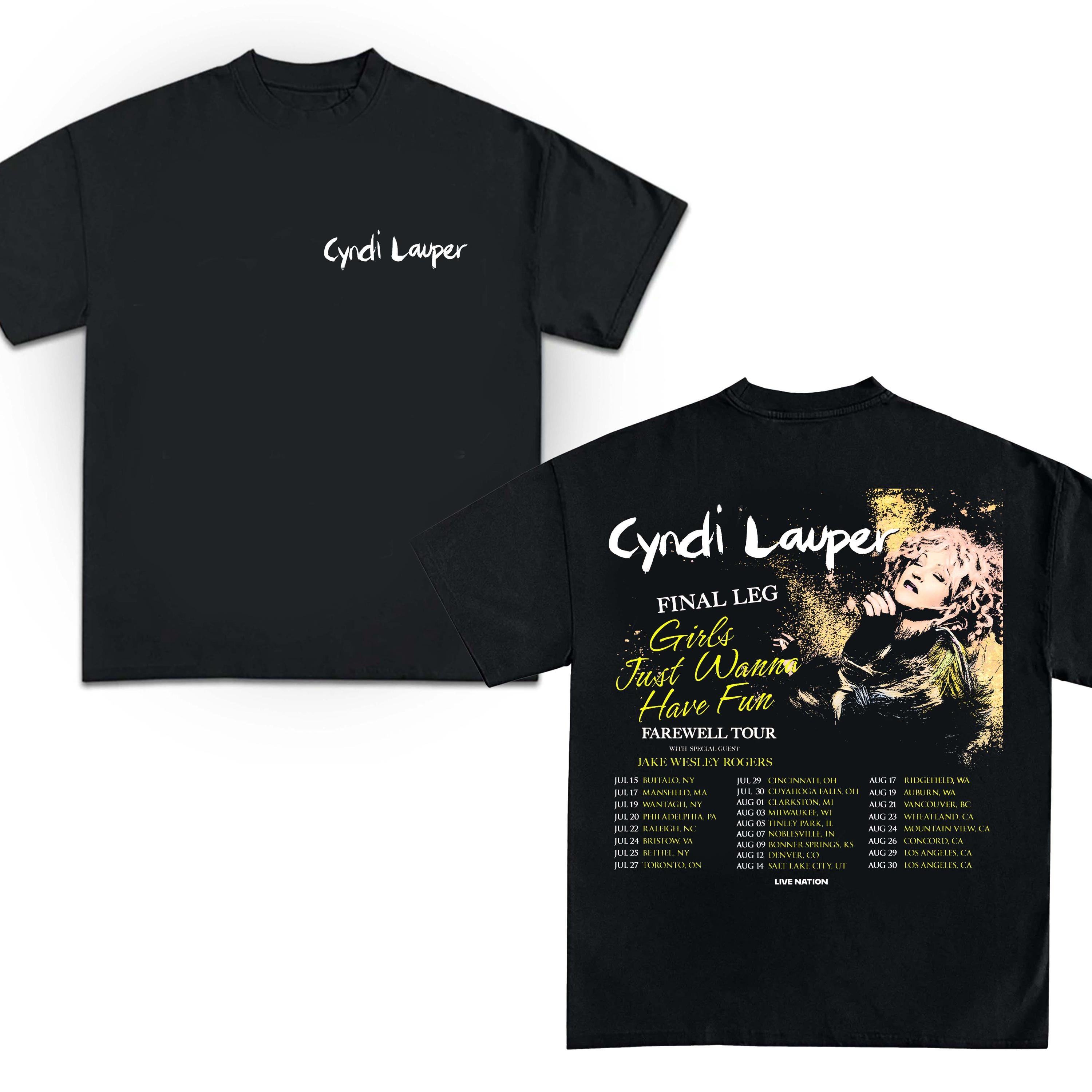 Cyndi Lauper Shirt Farewell Tour - Etsy