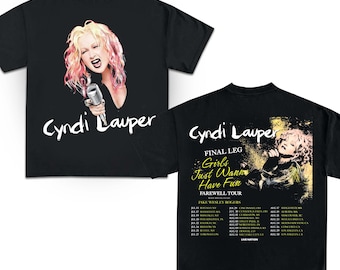 Cyndi Lauper Girl Just Wanna Have Fun Farewell Tour 2025 T