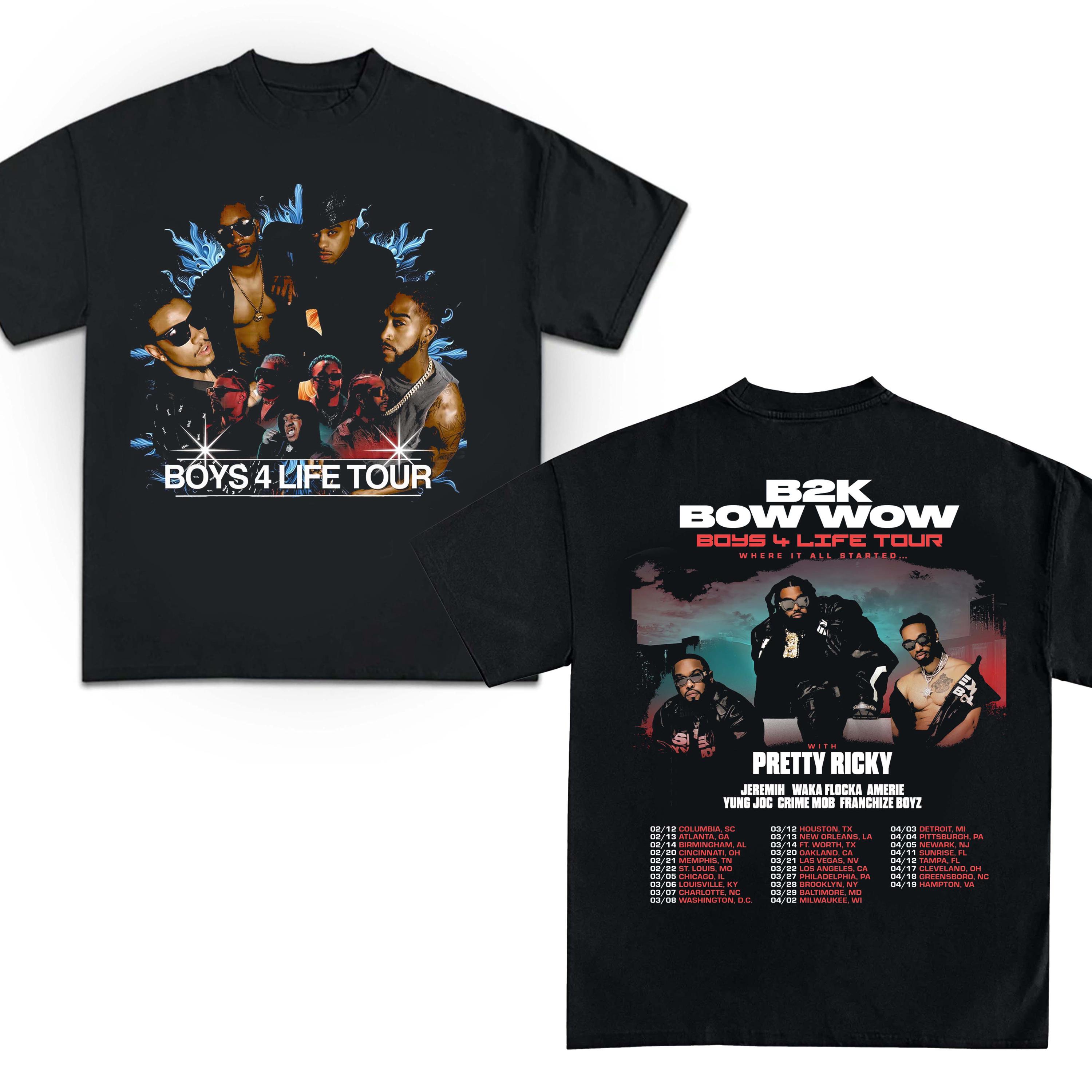 Bow Wow X B2K Boys 4 Life Tour Unisex T Shirt - Etsy