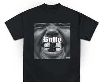 Bully Kanye West Graphic Tee, Unisex T-Shirt, Hip Hop Rap Music, Colorized Bully Album Cover