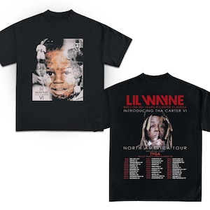 Koszulka Lil Wayne Tha Carter VI Tour Lil WAYNE Okładka albumu 2025 North America Tour Koszulka Lil Wayne Koszulka Lil Wayne Merch