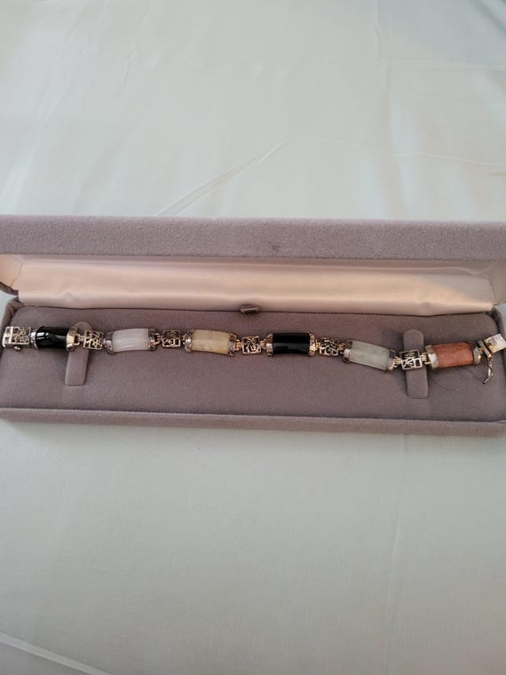 Multicolored Sterling Silver Bracelet - image 1