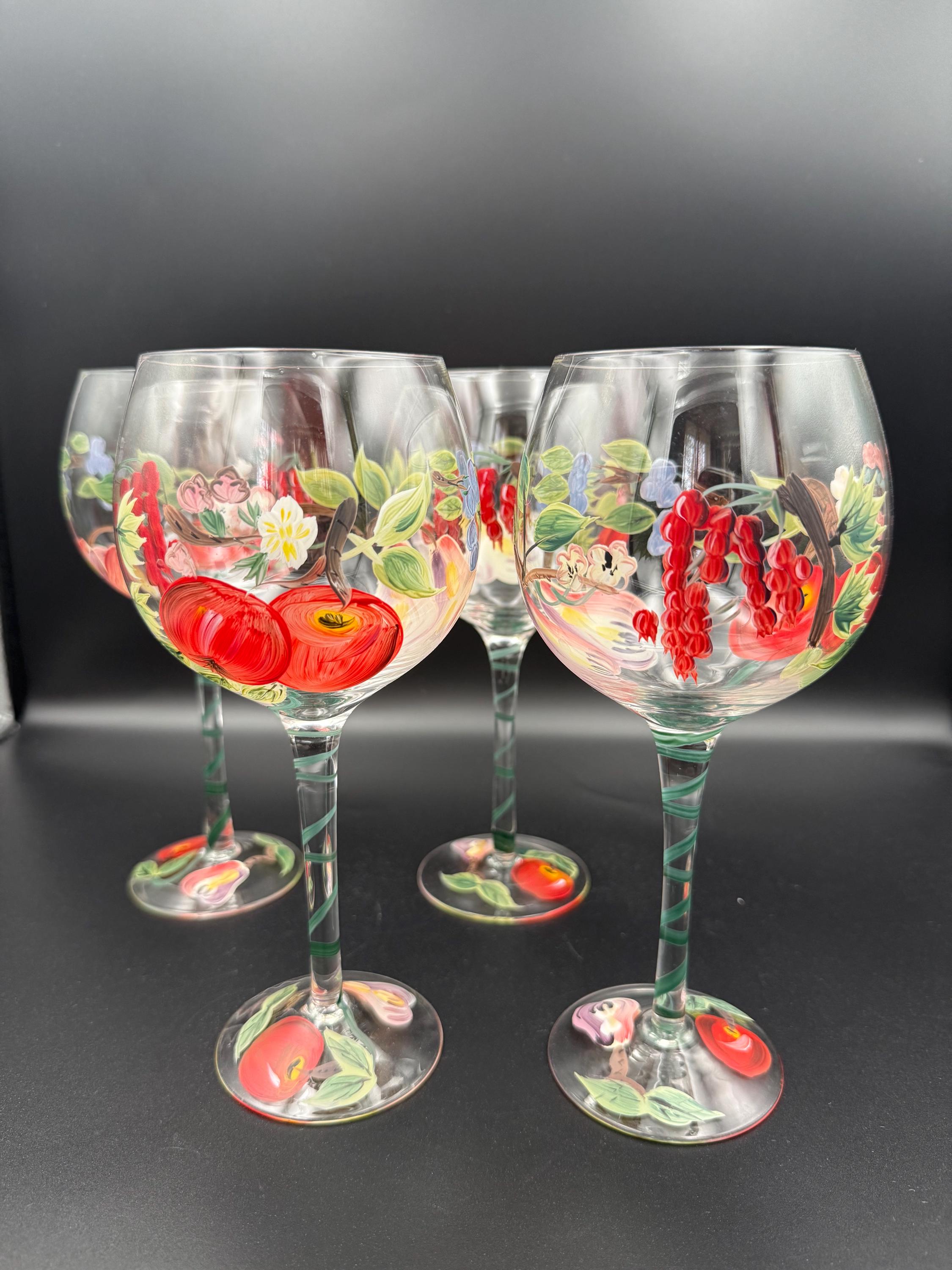 Tall Balloon Wine Glasses - Etsy