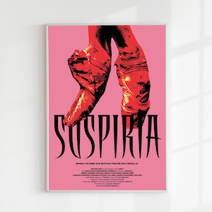Remake Suspiria Movie Poster Art Print - Inspired by Dario Argento Classic (Digital Download)