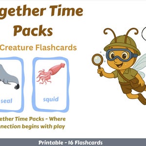 Schede didattiche sulle creature marine per bambini / Animali dell'oceano stampabili per bambini dai 2 anni in su / Pagine da colorare + consigli per i genitori / Download digitale
