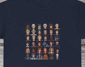 Nur die alten Favoriten Doctor Who T-Shirt, Unisex aus schwerer Baumwolle