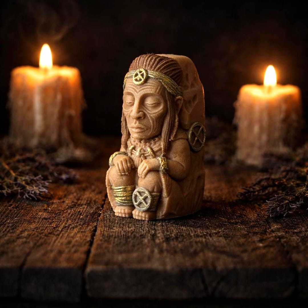 Calm Guardian Totem • Ritual Altar Figurine • Shaman Activated Peace ...