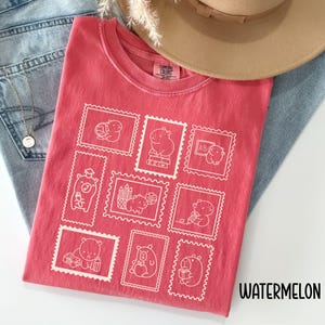 Teacher Stamp Shirt with Capybaras, Comfort Colors Educator Gift, Back to School Gift for Teacher, Capybara lover tee, Kawaii Teacher Gifts
