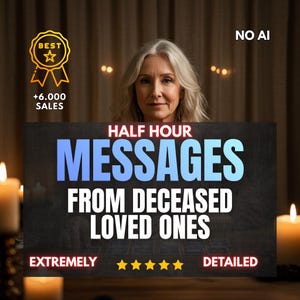 Meddelande från din avlidne älskade | Mediumläsning | Kontakta nära släktingar och förfäder, Läsning samma timme, halvtimme