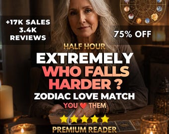 Who Falls Harder? Zodiac Compatibility Reading | Personalized Love Match Astrology | Relationship Chemistry, Attraction & Future , Same Hour