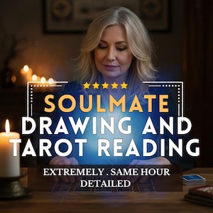 Same Hour . Soulmate Drawing and Tarot Reading - Draw My Soulmate - Future Husband Traits, Initials, Zodiac Insight, Psychic Love Reading,