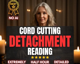 Cord Cutting Reading | Energetic Detachment, Soul Tie Release, Love Healing & Spiritual Cleansing