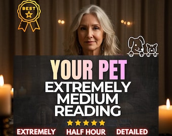 Same Hour Pet Psychic Reading: Dog and Cat Medium Connection, Spiritual Support, Honest Readings