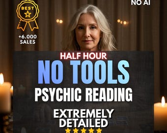 Same Hour Psychic Reading: Love, Career & Spiritual Guidance, No Tools Clairvoyant Insight, Accurate Medium Reading, Energy Healing Session
