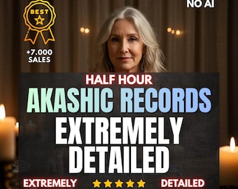 AKASHIC RECORDS READING, extremely detailed spiritual guidance, soul purpose and energy insight, no ai