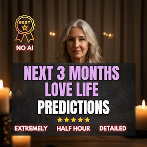 3ヶ月間の恋愛占い、恋愛占い、未来予測、正直な占い、当日占い、即時間タロット占い