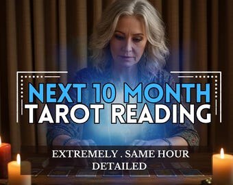 10-Month Psychic Tarot Reading: Personalized Spiritual Guidance